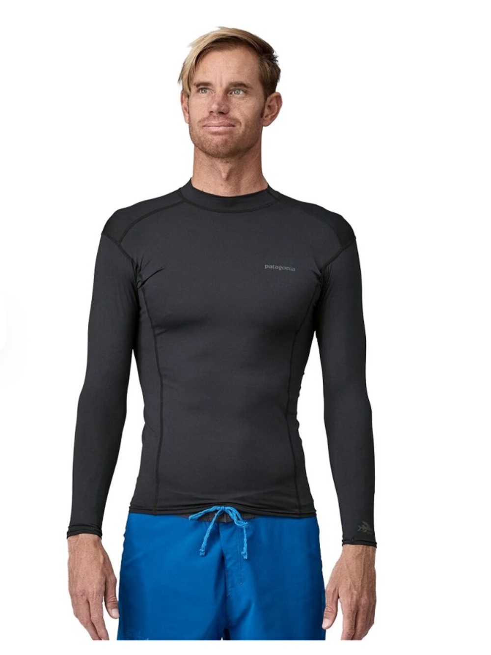 Patagonia Men's Long-Sleeve Rash Guard/ RO Surf Top - Black